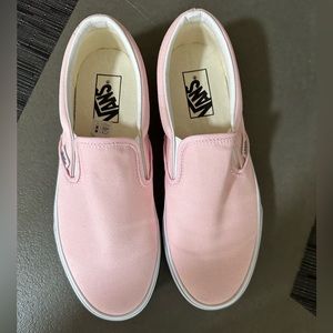 Women’s Vans  pink size 9 tennis shoes